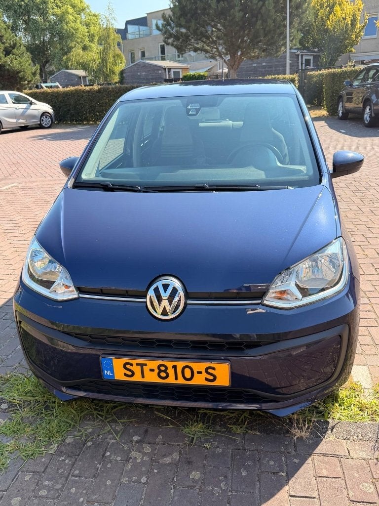 Zeer nette Volkswagen UP! 1.0 60PK 5-DRS 2018 Blauw NAP!, Voorwielaandrijving, Origineel Nederlands, 24 km/l, Handgeschakeld