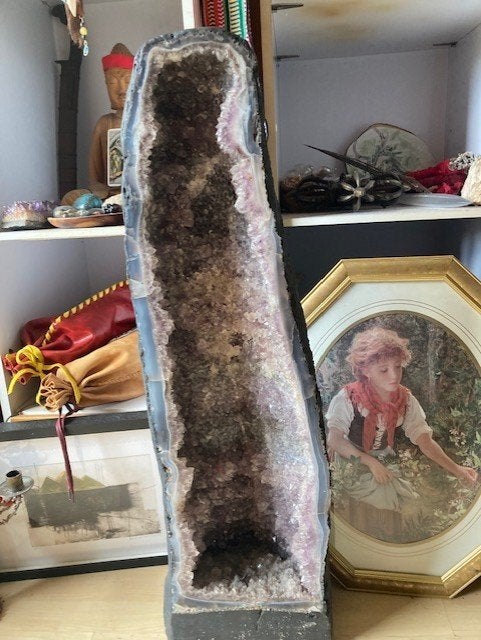 grote geode amethist,, Ophalen, Mineraal
