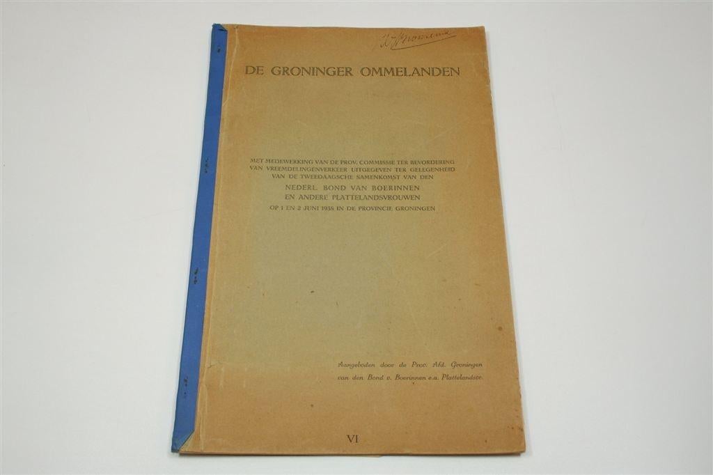 Groninger Ommelanden — Toerisme & Platteland 1938, Ophalen of Verzenden, Gelezen