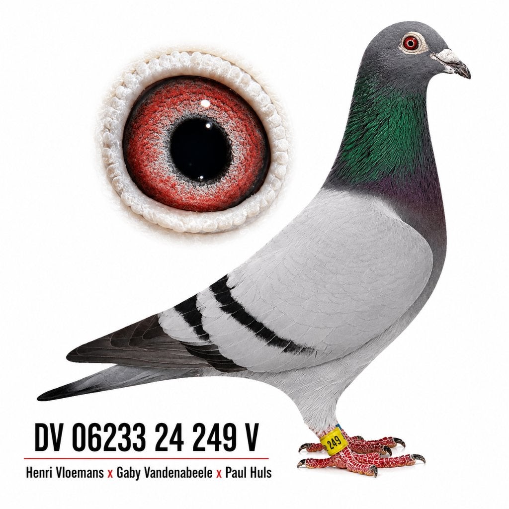Doffer Rudy-Gaby Vandenabeele x Henri Vloemans, Dieren en Toebehoren, Vogels | Duiven, Mannelijk, Postduif