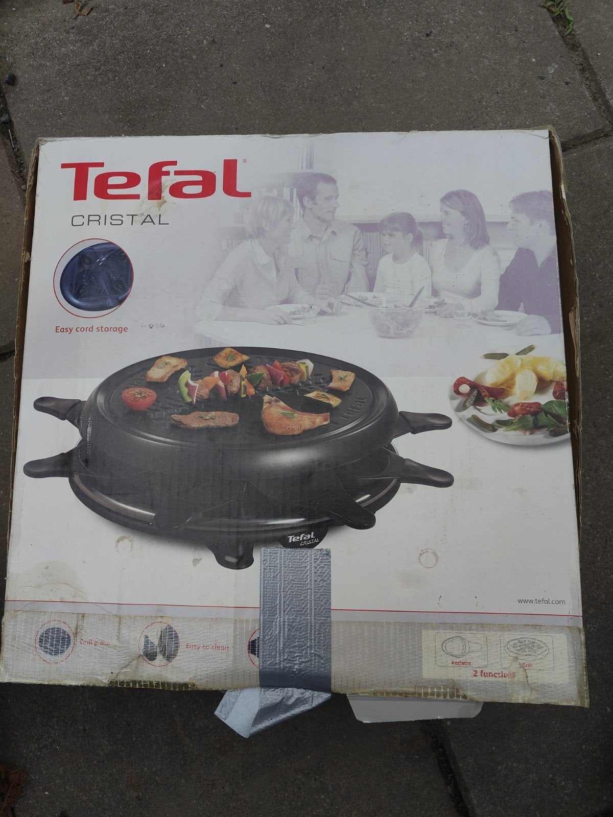 Tefal Cristal gourmetten / Raclette Grill, Ophalen of Verzenden