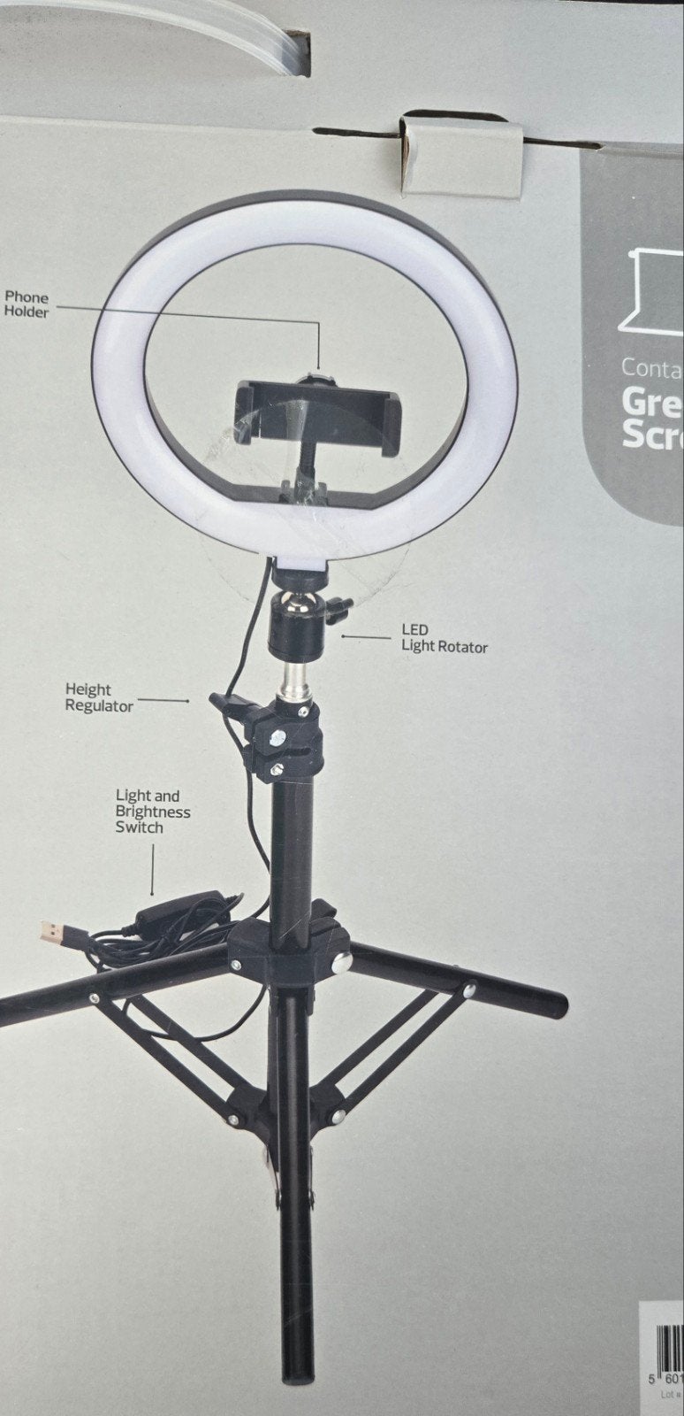 GOODIS Portable Video Creator GVC6462BK - Zo goed als nieuw, Overige merken, Belichting, Ophalen of Verzenden, Zo goed als nieuw