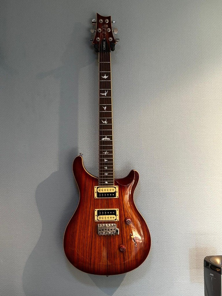 PRS SE Custom 24 Exotic Zebrawood Top in Vintage Sunburst, Muziek en Instrumenten, Ophalen of Verzenden, Zo goed als nieuw, Solid body