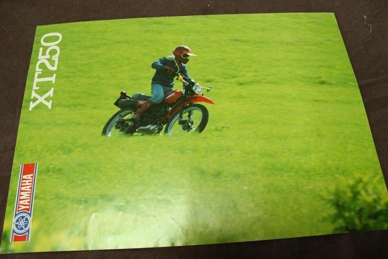 Yamaha XT250 motorfiets verkoop folder  XT 250 brochure, Motoren, Ophalen of Verzenden, Yamaha