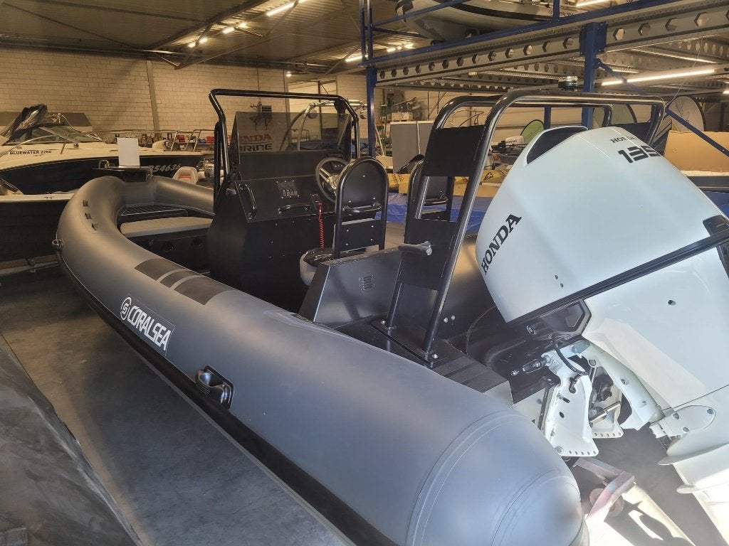 Stuntprijs / Buitenkans: Coralsea 620 Rib met Honda 135 PK, Aluminium, Nieuw, Ophalen, Overige merken