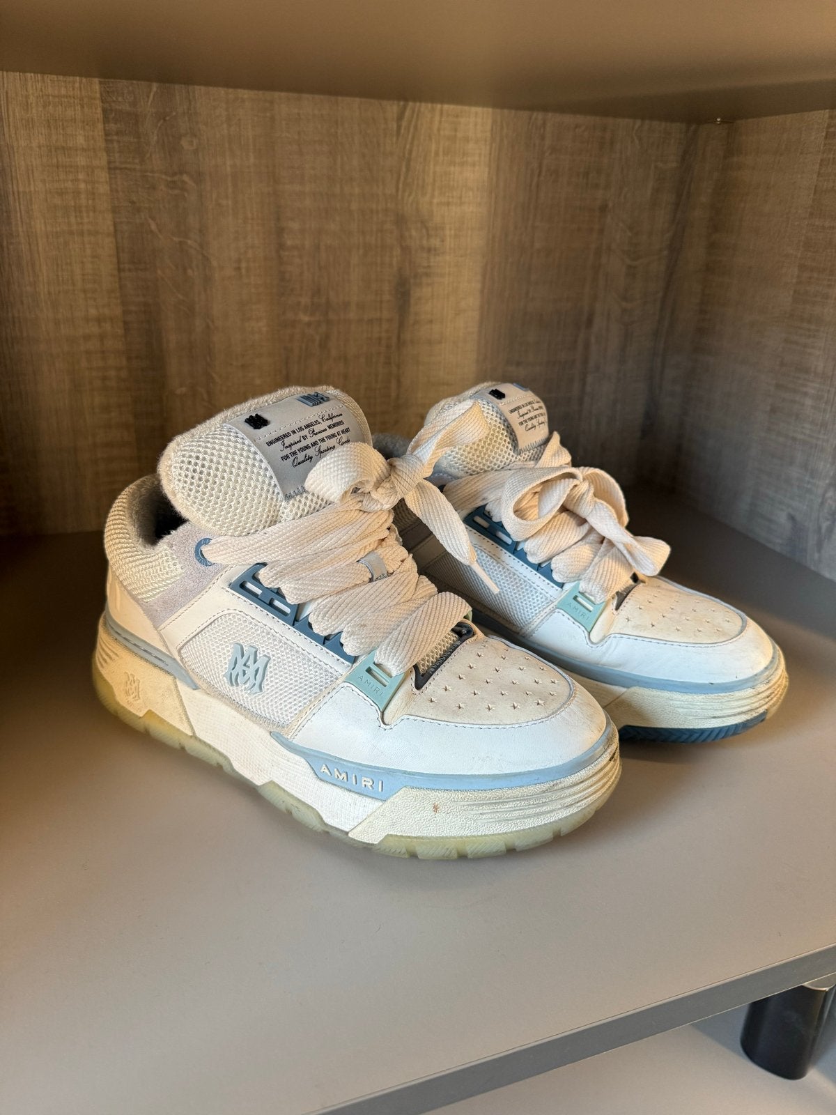 Amiri sneakers - Maat 38 - Zo goed als nieuw, Ophalen of Verzenden, Zo goed als nieuw, Wit, Sneakers of Gympen
