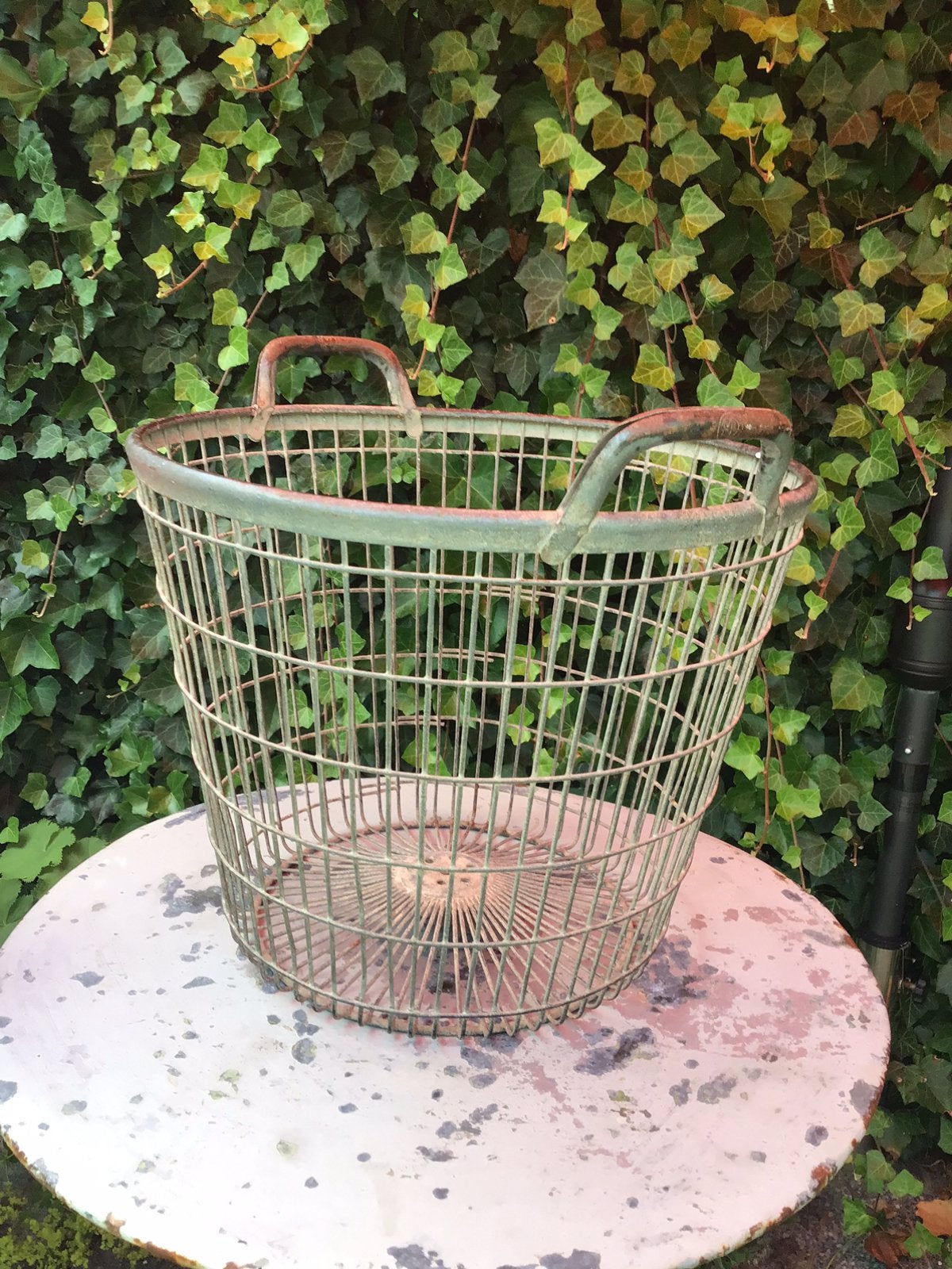 Prachtige vintage korf voor aardappelen, uien etc., Ophalen