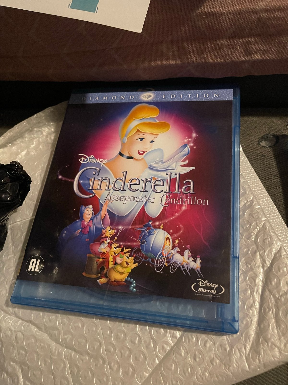 Disney Assepoester (Cinderella) Diamond Edition Blu-ray, Inclusief extra's, Alle leeftijden, Nederlands, Film