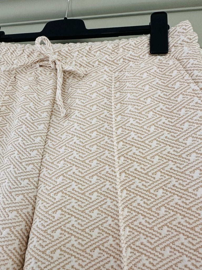 Broek palazzo roomwit beige Norah maat 40 Nieuw, Maat 38/40 (M), Beige, Nieuw, Ophalen of Verzenden
