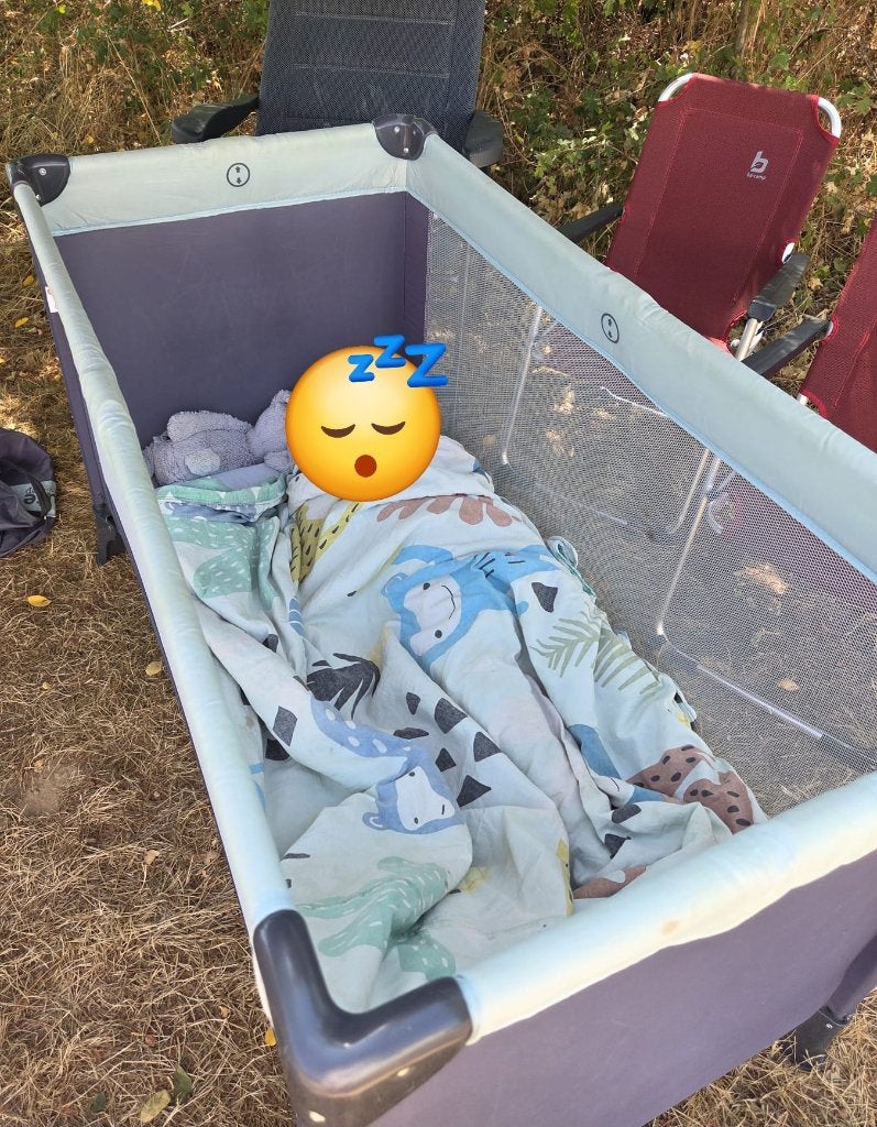 Campingbedje Qute, Ophalen, Gebruikt, Reisbedje