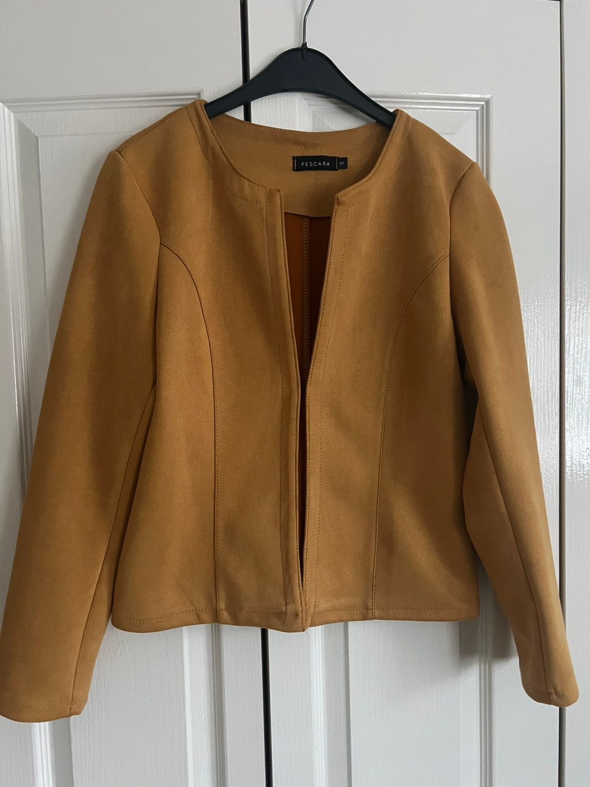 Oker gele blazer maat M, Ophalen of Verzenden, Zo goed als nieuw, Maat 38/40 (M), Geel