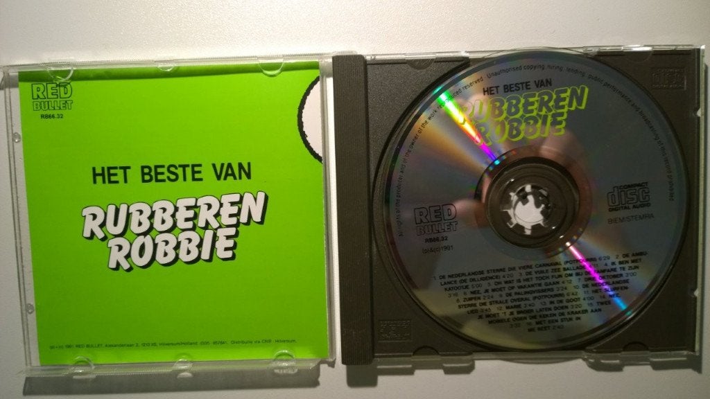 Rubberen Robbie - Het Beste Van Rubberen Robbie, Cd's en Dvd's, Ophalen of Verzenden, Zo goed als nieuw, Feestmuziek, Album