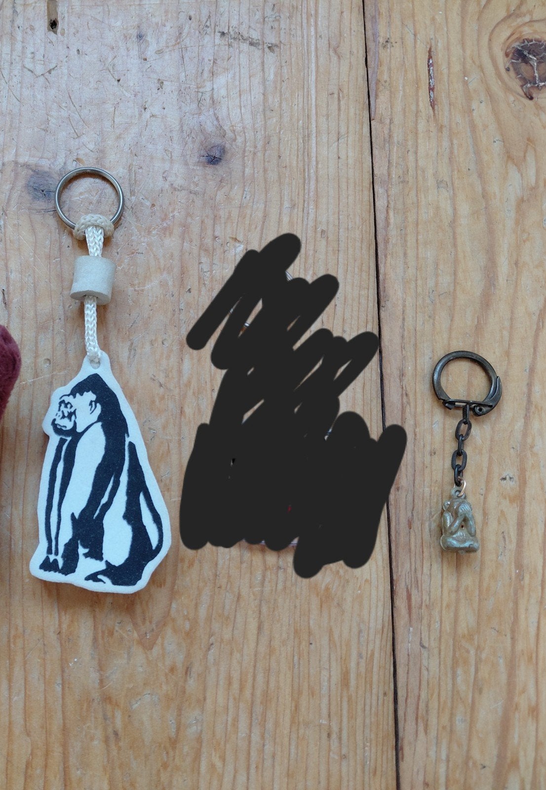 Sleutelhangers aap, aapjes, apen, aapje, gorilla monkey, Ophalen of Verzenden, Gebruikt, Dier of Natuur