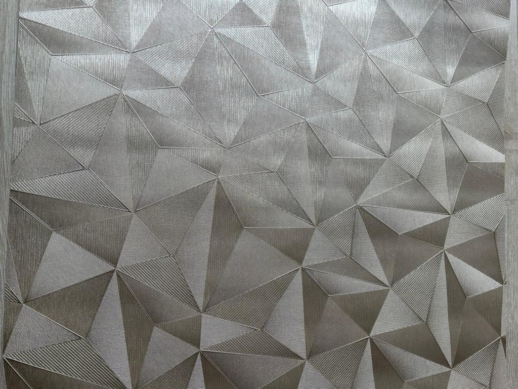 1 rol behang - Erismann Premium - Geometrisch patroon goud, Ophalen of Verzenden, Minder dan 10 m², Goud