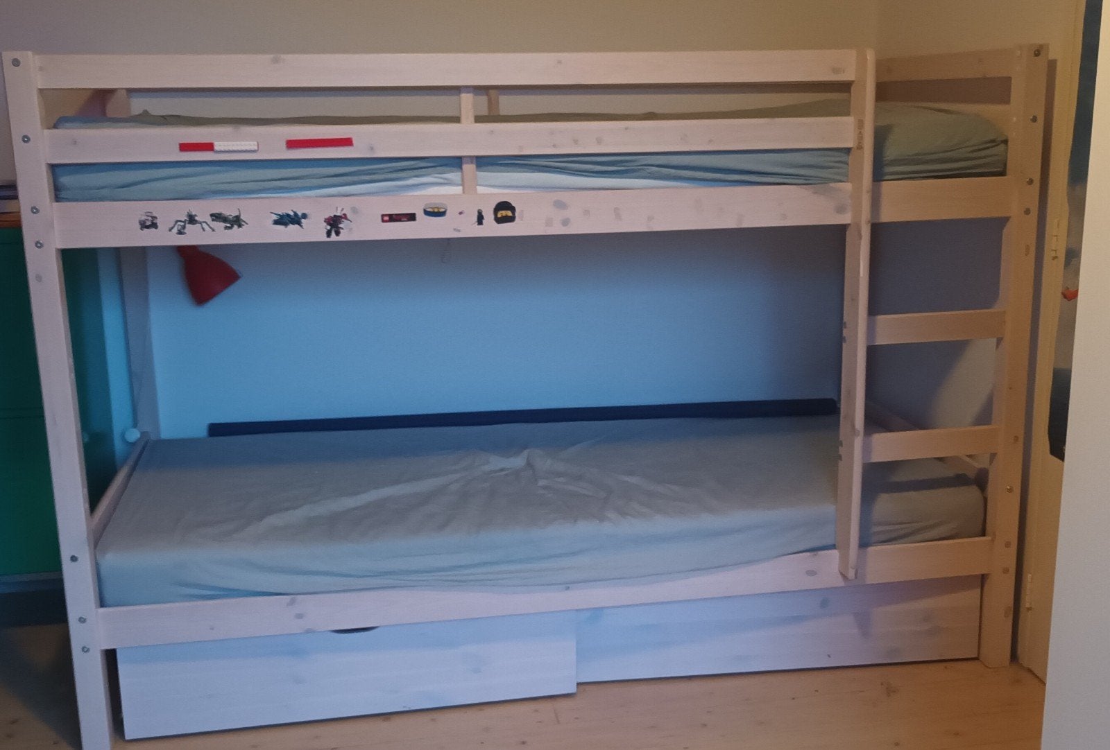 Stapelbed, Huis en Inrichting, Ophalen, Gebruikt, 90 cm, 160 tot 180 cm