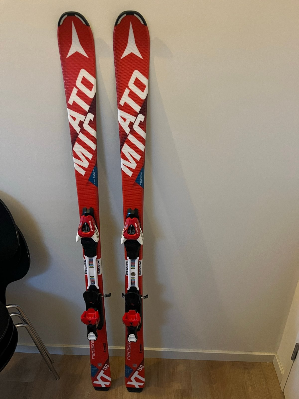 Atomic Redster XT 150 Ski's met bindingen, 140 tot 160 cm, Gebruikt, Ophalen of Verzenden, Carve