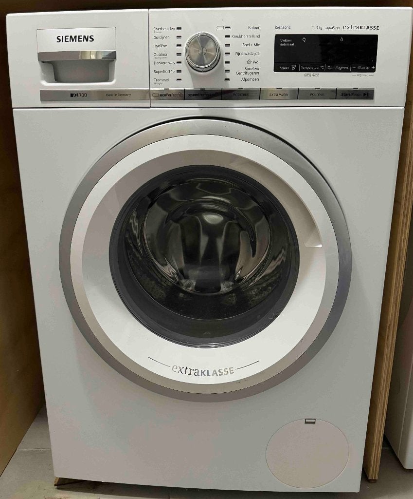 Siemens iQ700 extraKLASSE wasmachine 9kg 1600 rpm A+++, Witgoed en Apparatuur, Wasmachines, Ophalen, Gebruikt, 8 tot 10 kg, 1600 toeren of meer