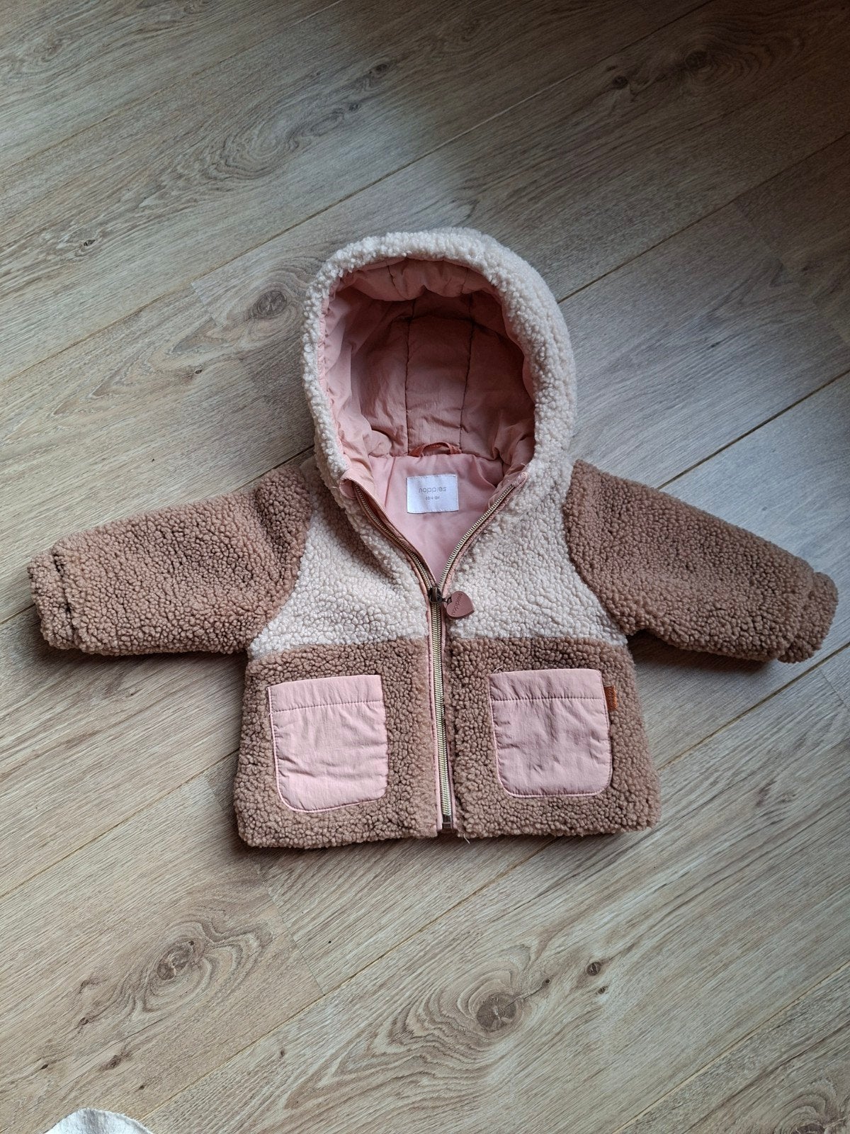Noppies teddy meisjes jasje maat 68/4-6M, Meisje, Ophalen of Verzenden, Zo goed als nieuw, Jasje