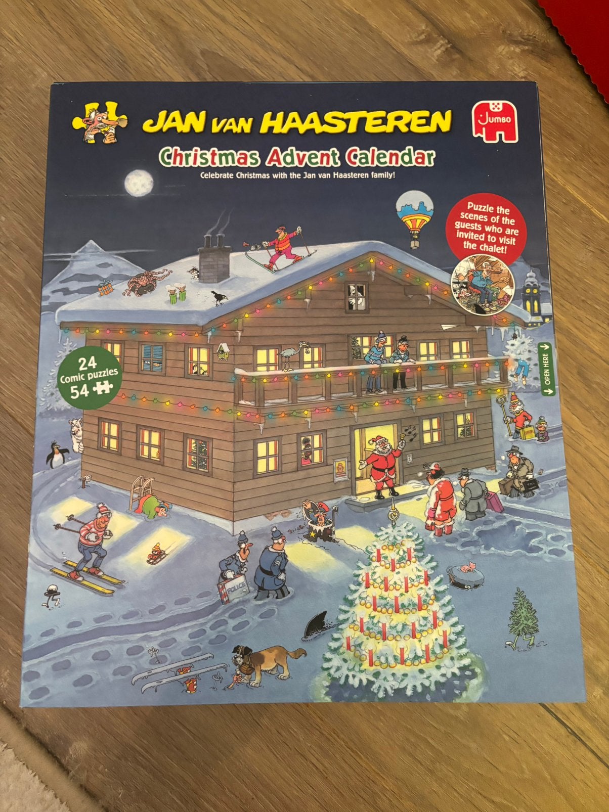 Adventpuzzel 24 kleine puzzels, Ophalen, 500 t/m 1500 stukjes, Zo goed als nieuw