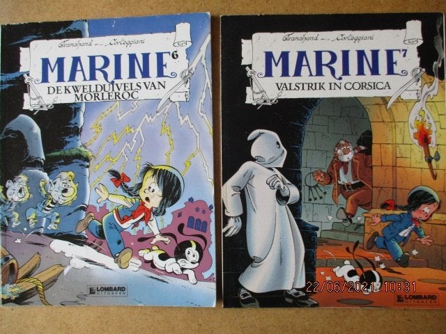 adv3574 marine, Eén stripboek, Ophalen, Gelezen