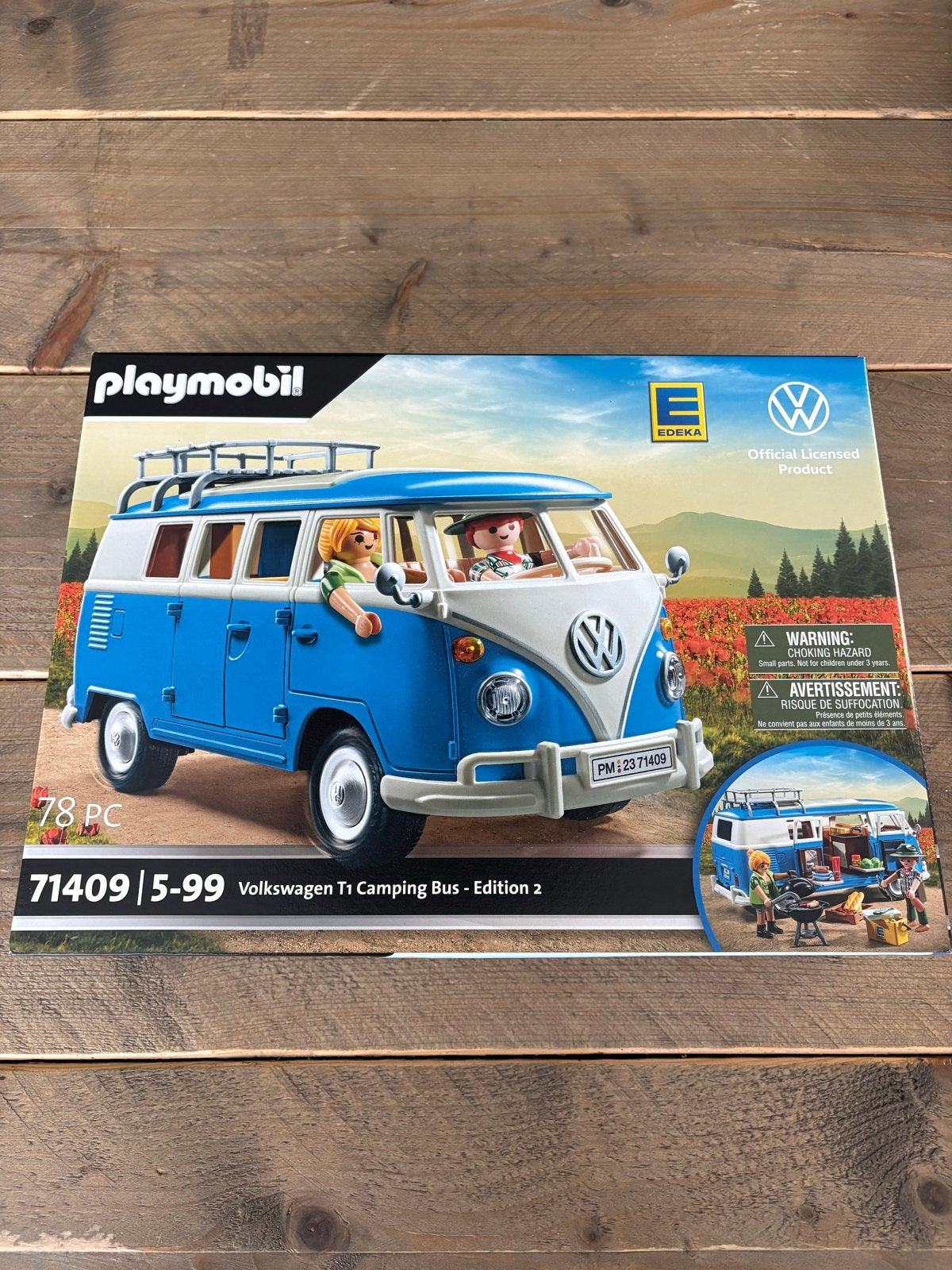 Playmobil Volkswagen T1 Camping Bus - Edeka Editie 2, Kinderen en Baby's, Complete set, Voertuig, Nieuw, Ophalen of Verzenden