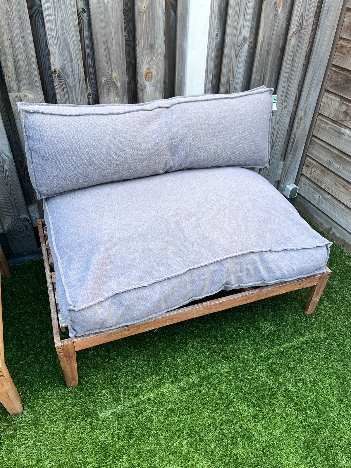 3 sets loungekussens voor palletbank (zit + rug) | Grijs, Ophalen, Gebruikt