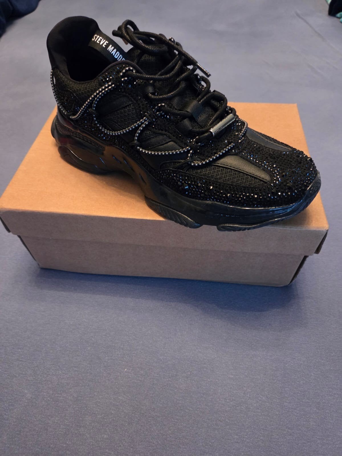 Steve Madden Magneto-R-E Sneakers Maat 39 Zwart Nieuw, Zwart, Steve Madden, Nieuw, Ophalen of Verzenden