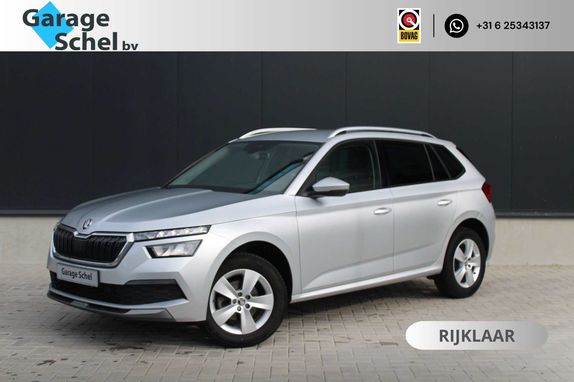 Skoda Kamiq 1.0 TSI Ambition - DSG - Airco - Cruise - Stoelv, Auto's, 12 maanden, Stof, Gebruikt, 49 €/maand