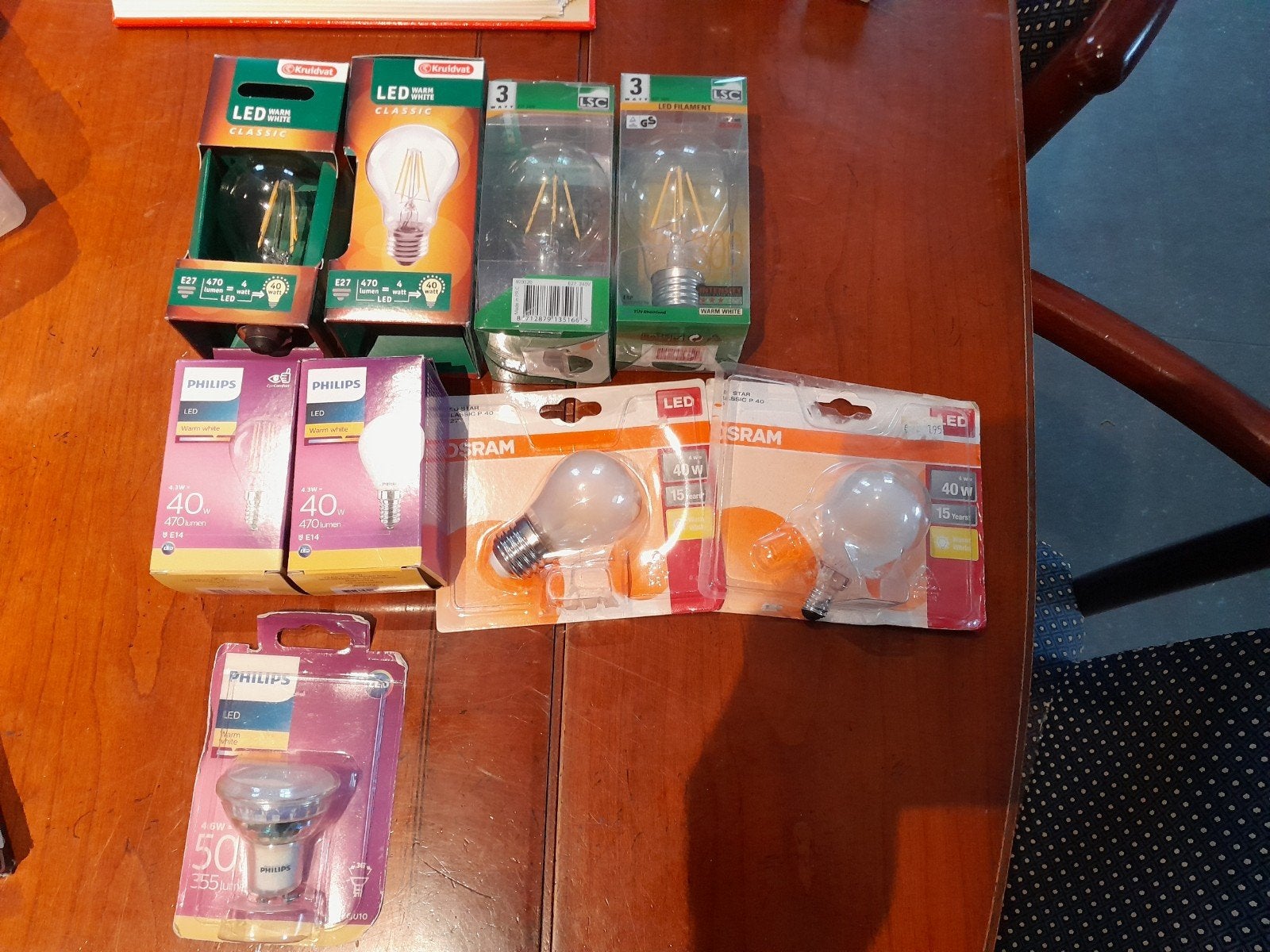 Led lampen pakket nieuw!, Ophalen of Verzenden, Nieuw, E27 (groot), Led-lamp