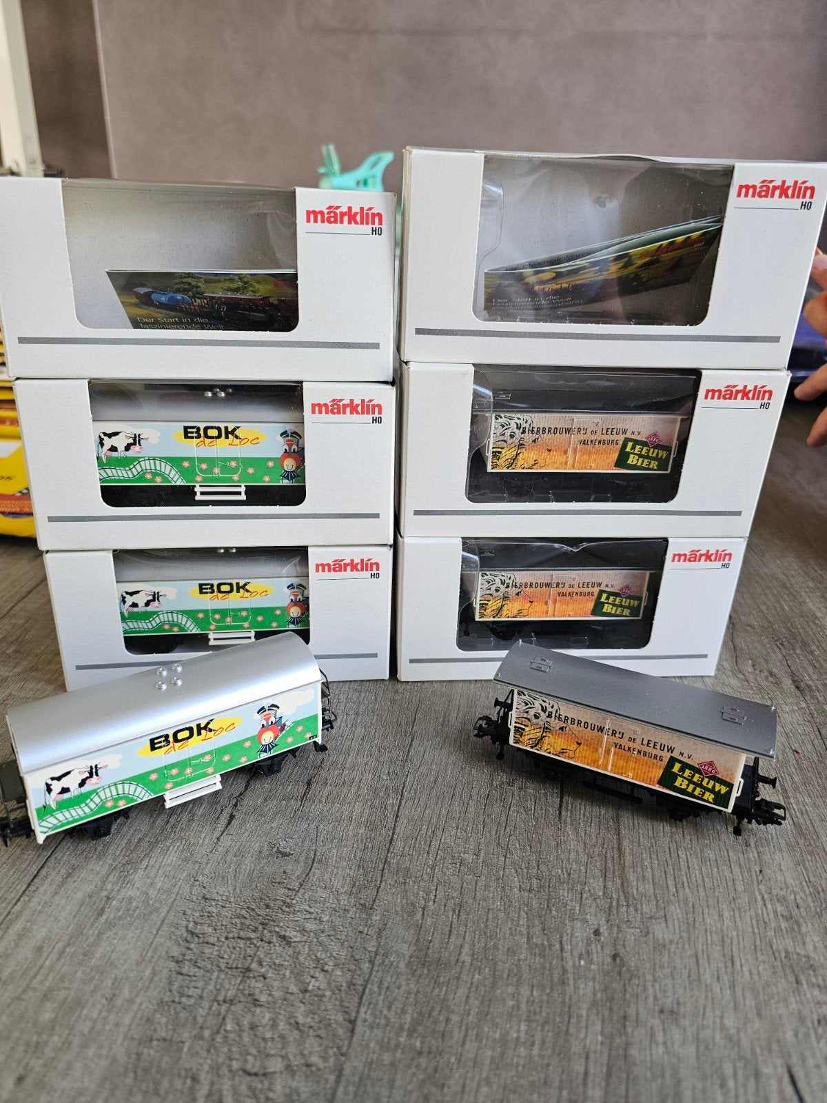 Märklin H0 Bierwagens: Bok de Loc en Leeuw Bier (Nieuw), Wisselstroom, Ophalen of Verzenden, Märklin, Nieuw