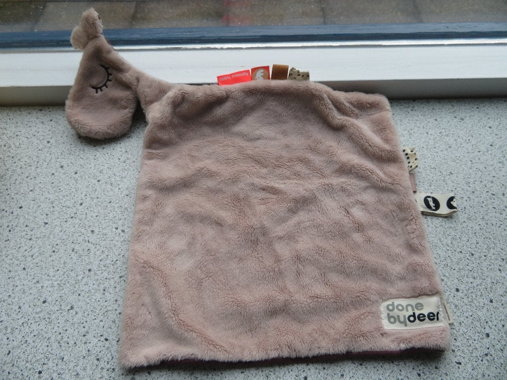 Speendoek merk Done by Deer knuffeldoek paard ezel lama, Paard, Ophalen of Verzenden, Zo goed als nieuw, Wasbaar