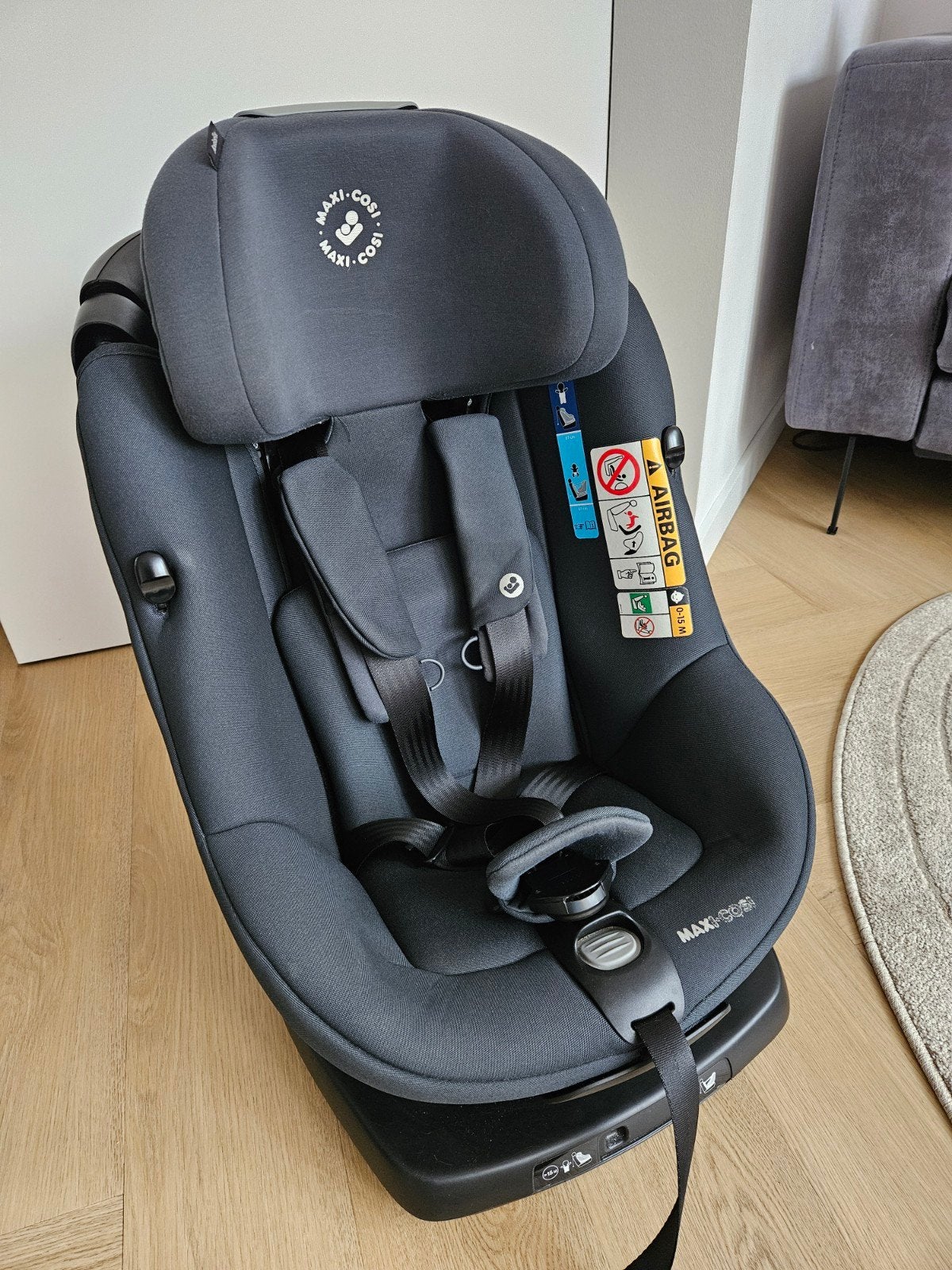 Maxi Cosi AxissFix 2023 draaibare stoel Z.G.A.N!, Kinderen en Baby's, Autostoeltjes, 9 t/m 18 kg, Ophalen of Verzenden, Zo goed als nieuw