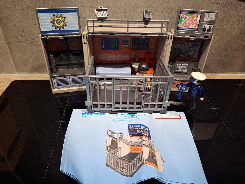 Meeneem gevangenis van playmobil. 5421., Ophalen of Verzenden, Gebruikt