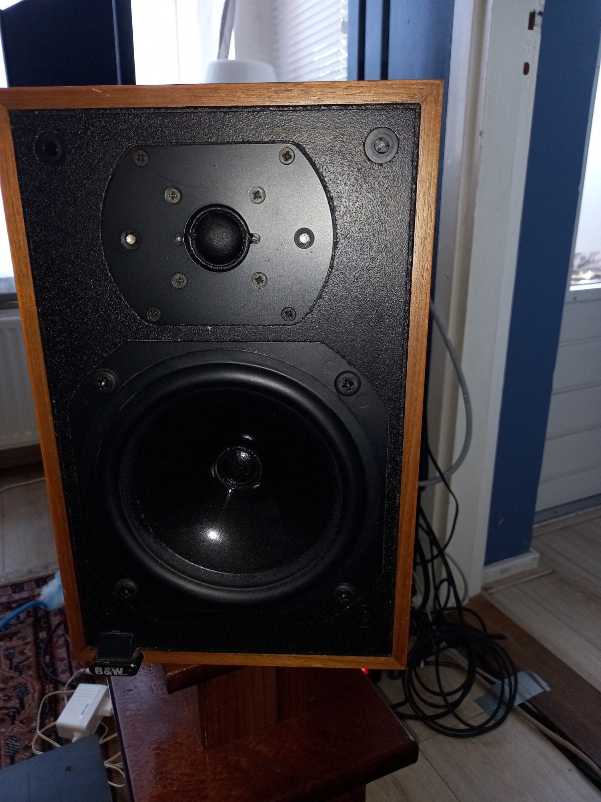 B&W Monitor/boekenplnk luidsprekers., Ophalen, Zo goed als nieuw, 60 tot 120 watt, Overige merken