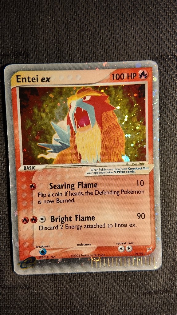 Entei ex 91 Team Magma vs Team Aqua | Pokemon kaart, Ophalen, Zo goed als nieuw, Losse kaart, Foil