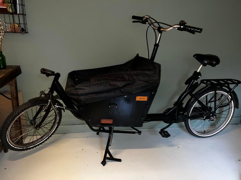 Bakfiets 2 wielen, Ophalen, Zo goed als nieuw, 4 kinderen of meer