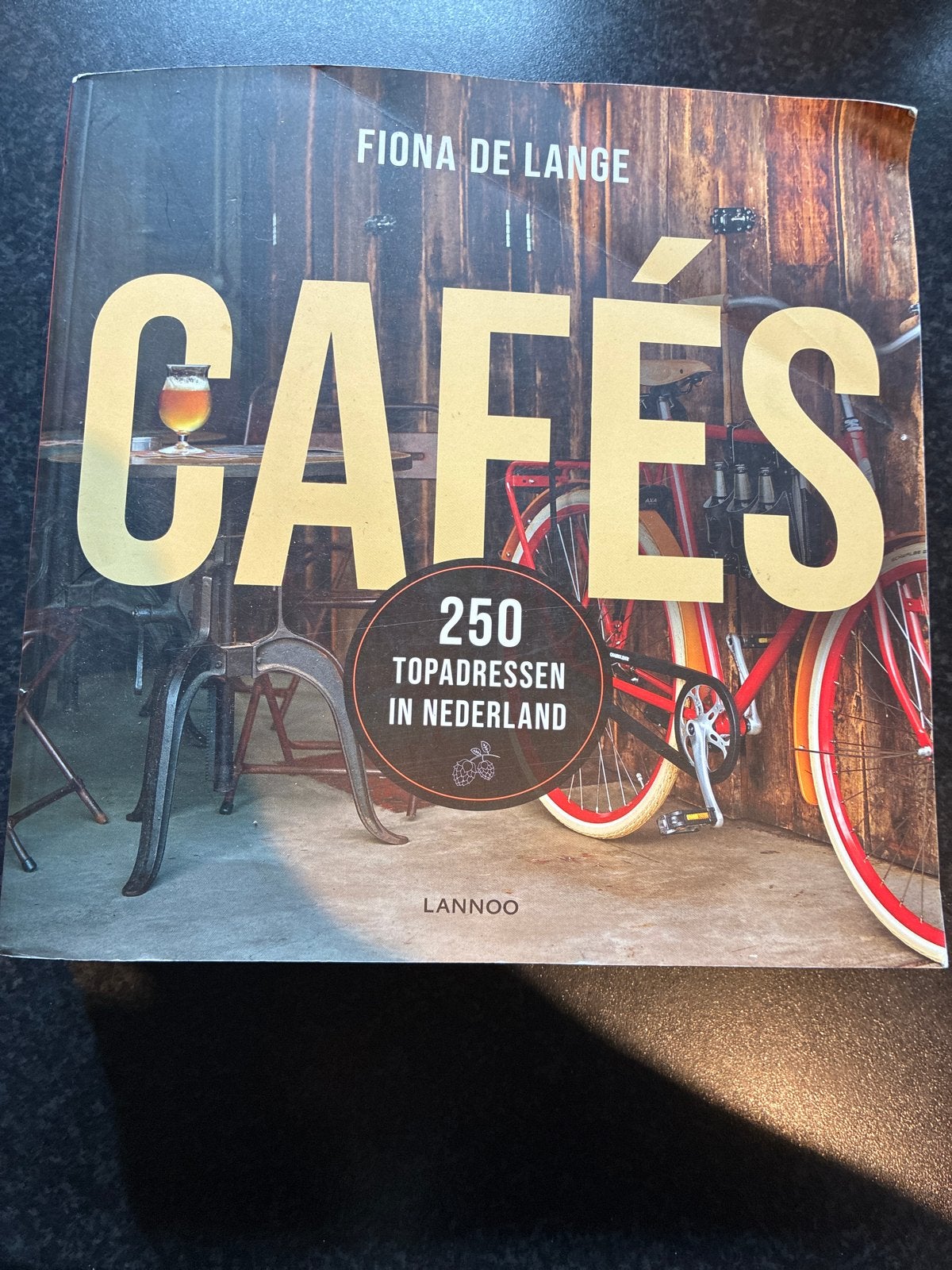Cafés: 250 Topadressen in Nederland - Fiona de Lange, Ophalen of Verzenden, Zo goed als nieuw, Nederland