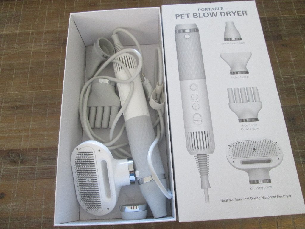 Dinto portable pet blow dryer, Dieren en Toebehoren, Overige merken, Ophalen of Verzenden, Zo goed als nieuw, Waterblazer/föhn