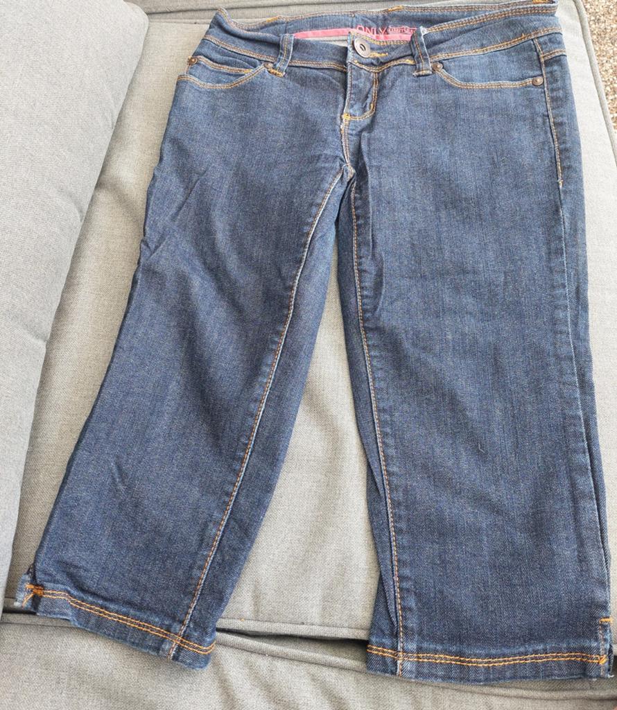 Only Limitless Denim Capri Jeans W27 - Slechts 1x gedragen, Kleding | Dames, Only, Blauw, Ophalen of Verzenden, Zo goed als nieuw