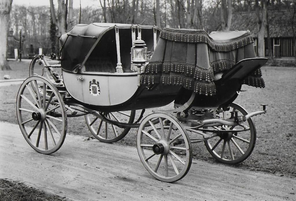 Pa754 ongelopen ansichtkaart rijtuigen museum nienoord leek, Ophalen of Verzenden, 1940 tot 1960, Ongelopen