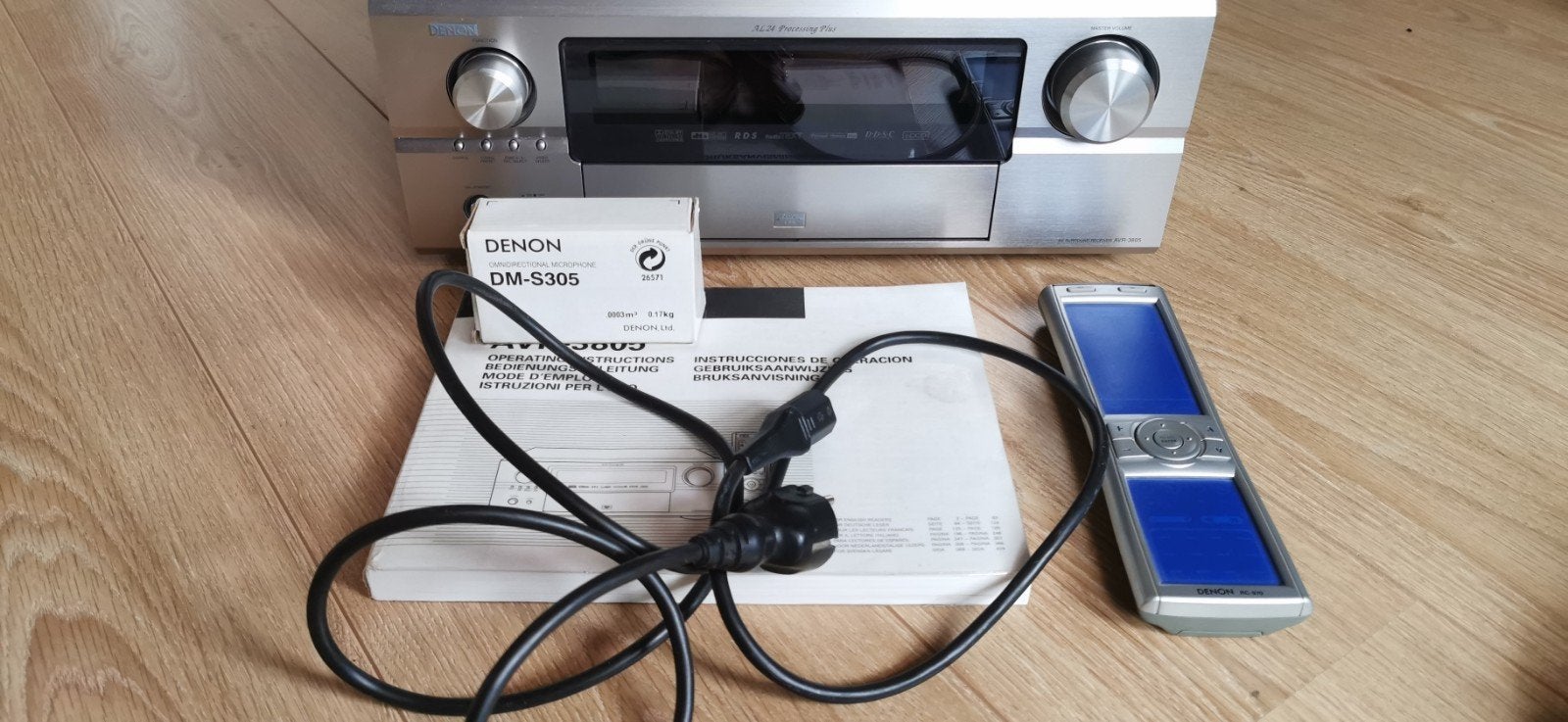 Denon AVR-3805 AV Surround Receiver met afstandsbediening, Audio, Tv en Foto, Versterkers en Receivers, Ophalen, 120 watt of meer