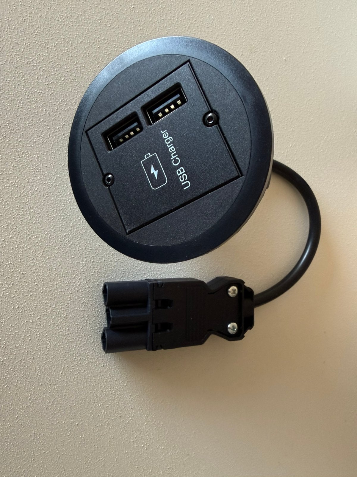 Bachmann PIX stopcontact met double USB A zwart (nieuw) 5x, Ophalen of Verzenden, Nieuw, Stopcontact