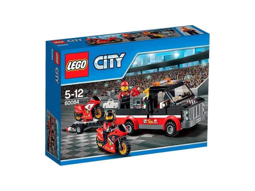 LEGO CITY Racemotor transport 60084. Nieuw in Doos!..., Ophalen of Verzenden, Nieuw, Compleet, Lego