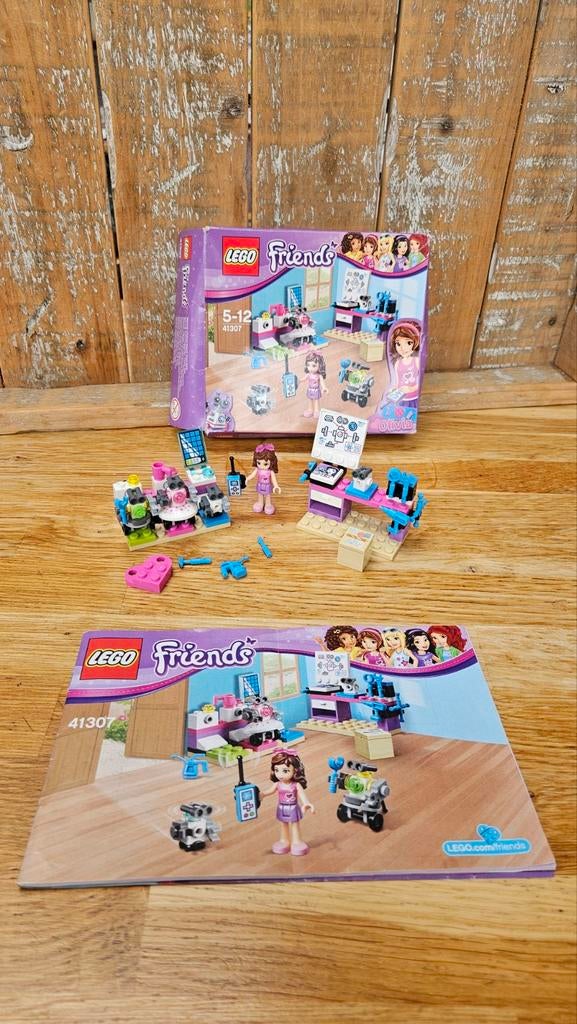 Lego Friends set 41307 Olivia's Laboratorium, Gebruikt, Lego, Friends, Ophalen of Verzenden