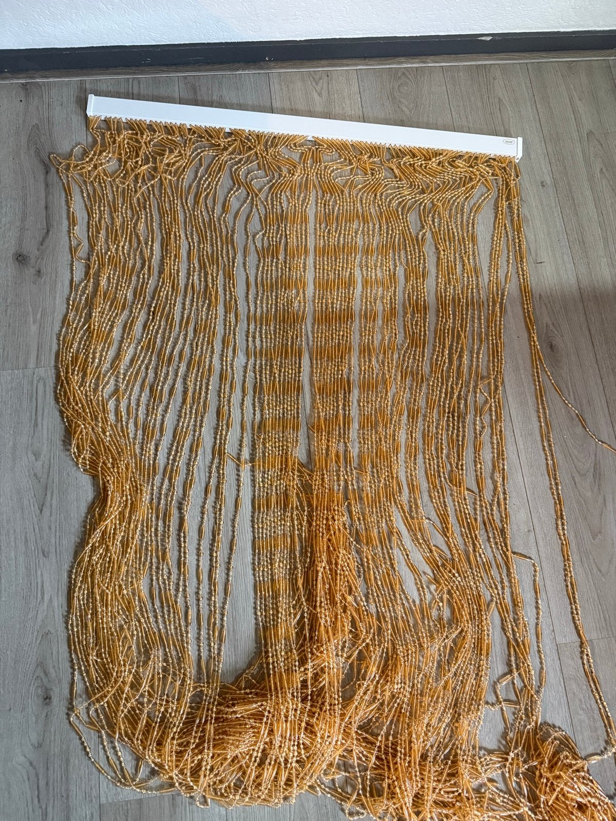 Nieuw Degor kralengordijn, Ophalen of Verzenden, Nieuw, Goud, Kunststof