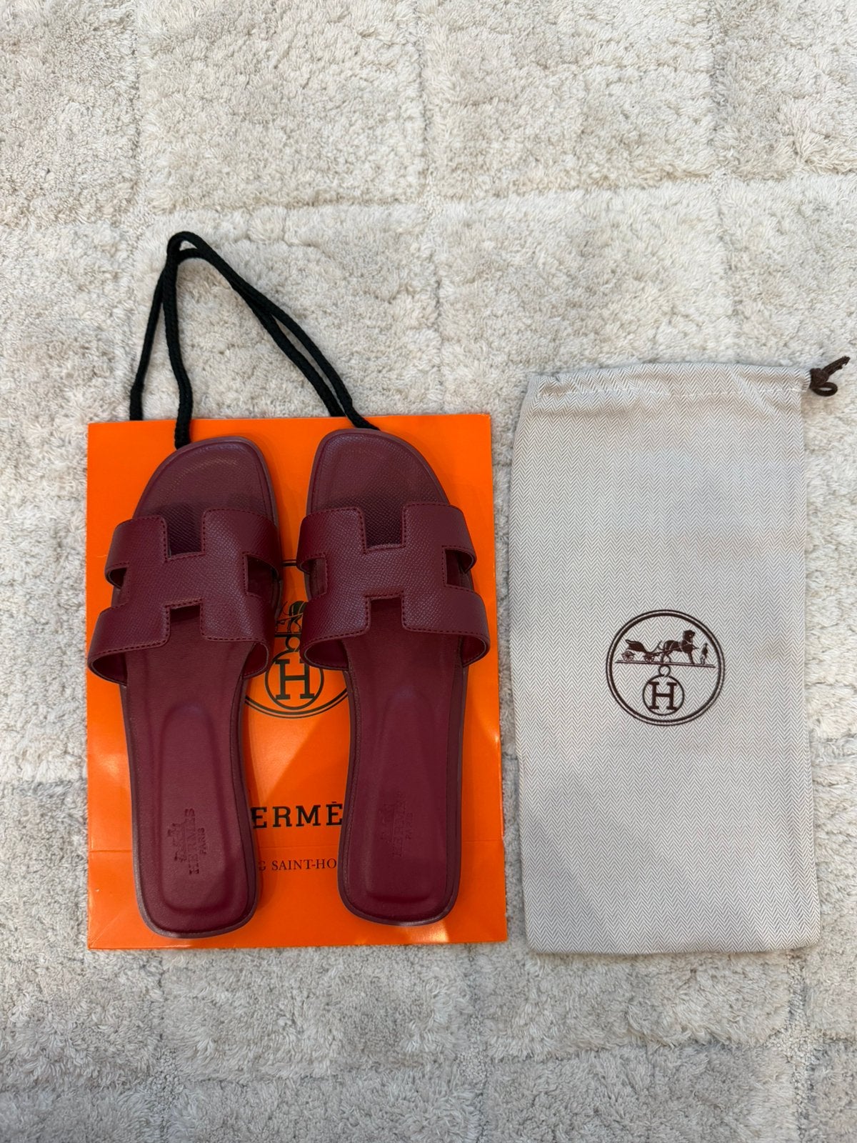 Hermes slippers maat 36, Ophalen of Verzenden, Zo goed als nieuw