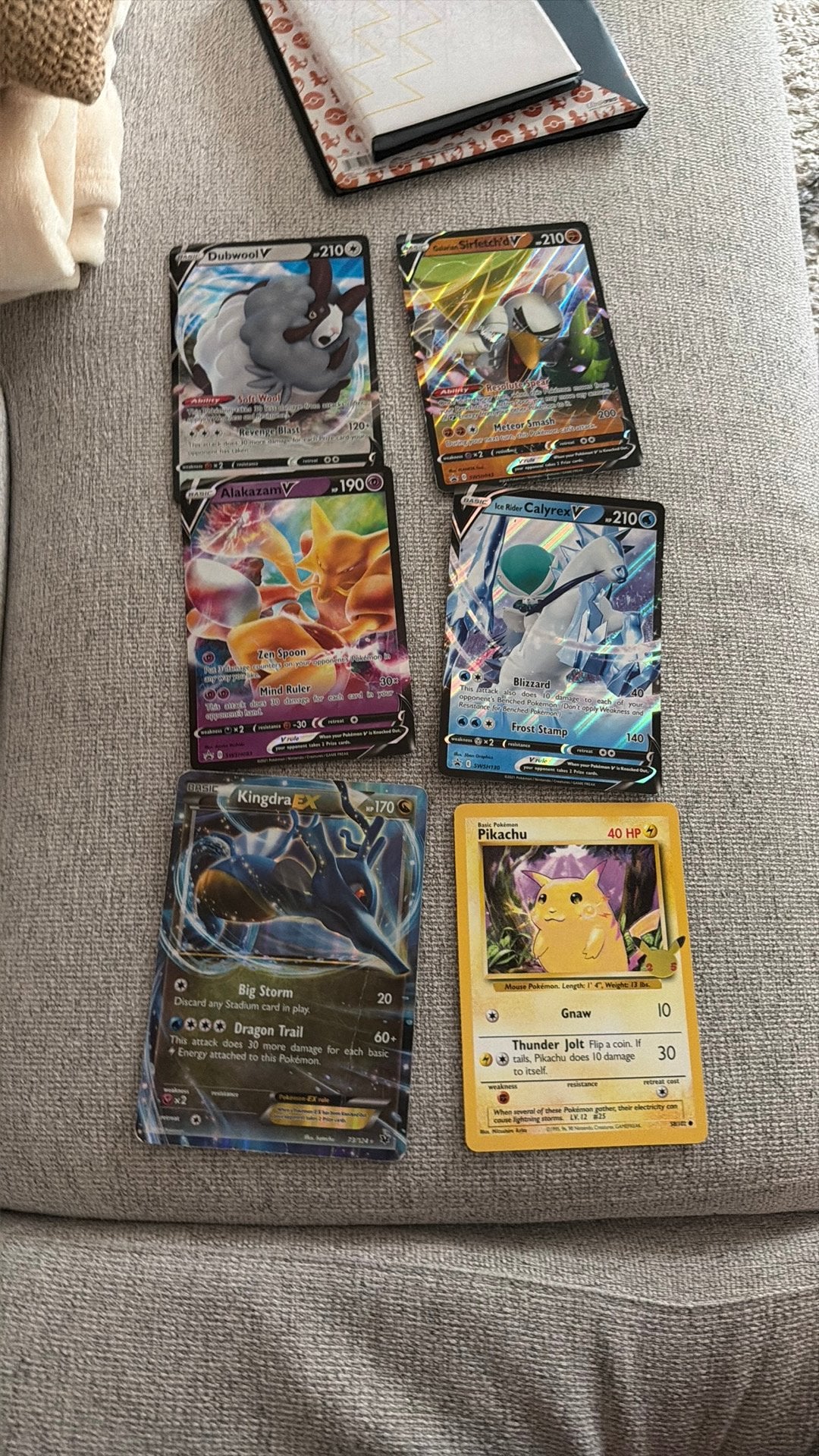 6 originele pokemonkaarten, Verzenden, Zo goed als nieuw, Meerdere kaarten