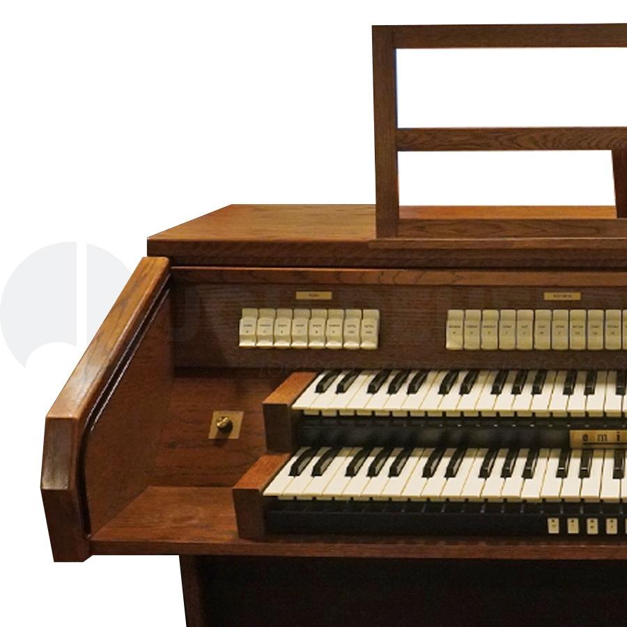 Eminent DCS370 Occasion Orgel Donker Eiken Orgel, 2 klavieren, Gebruikt, Eminent Orgelbouw BV, Ophalen of Verzenden