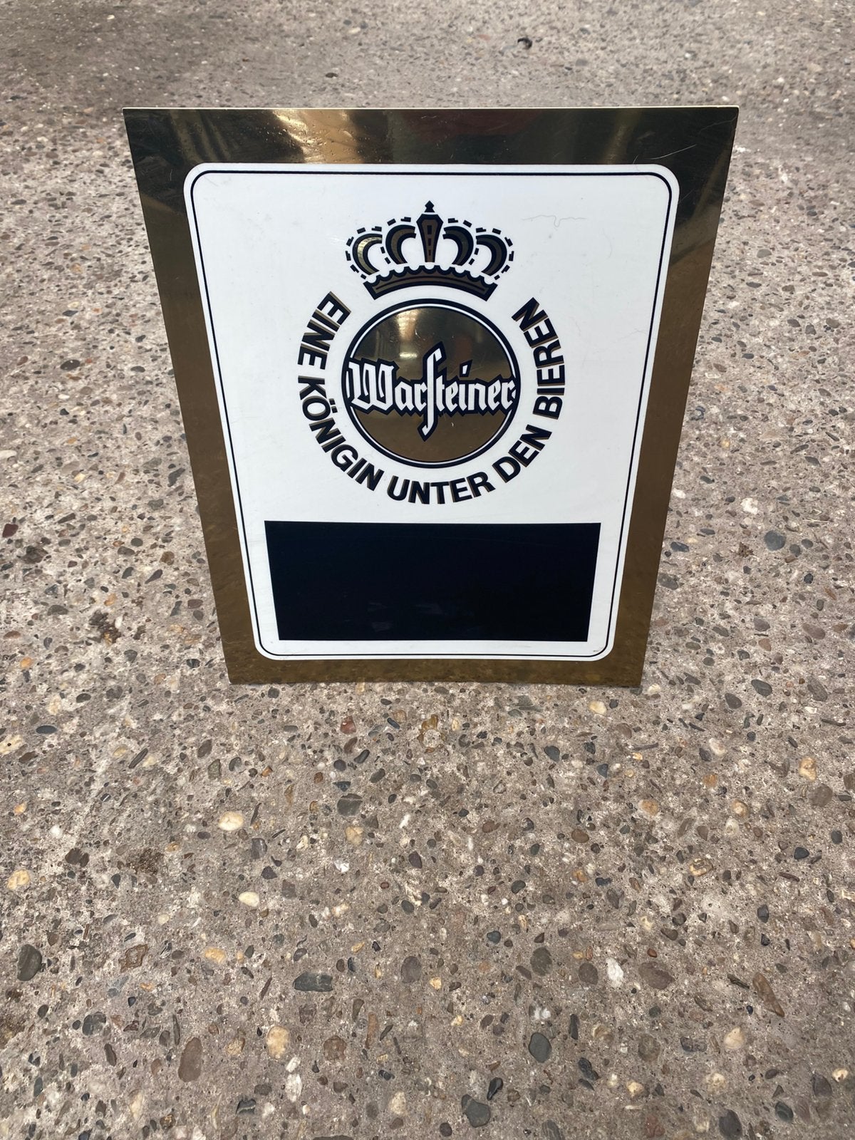 Warsteiner bordje, Ophalen, Zo goed als nieuw, Overige typen, Overige merken