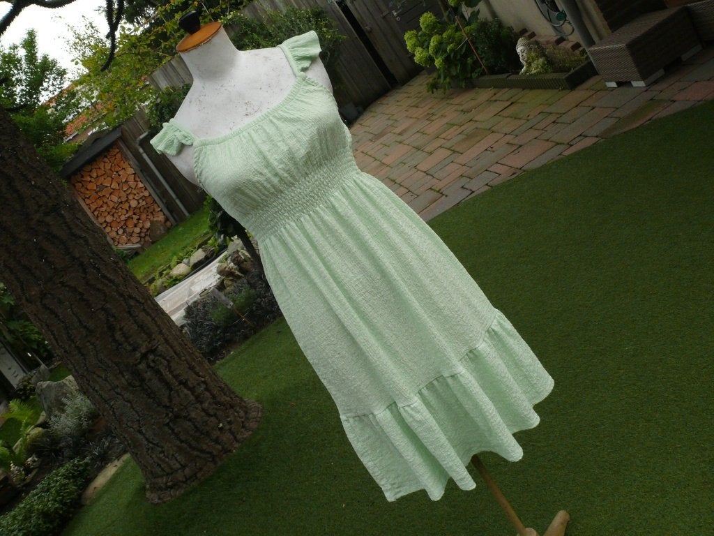Licht groen ZARA jurk maat 164 als nieuw, Meisje, Ophalen of Verzenden, Zo goed als nieuw, Zara girls